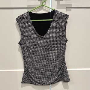 WHBM reversible cute top w/ metal embellishments.